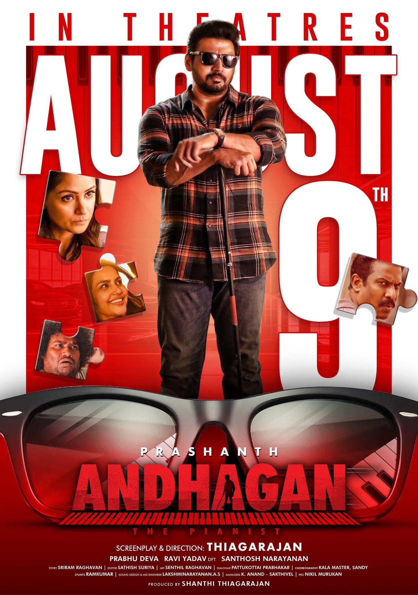 Andhagan Release date of the Prashanth starrer gets advanced from Independence day 2024 Tamil Movie Music Reviews and News